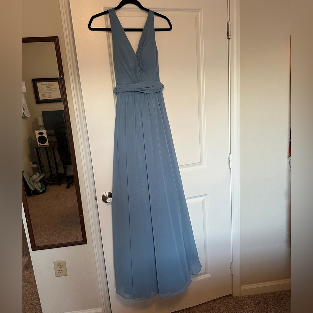Azazie Light Blue Bridesmaid Dress